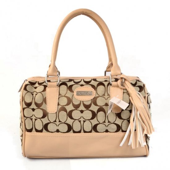 Coach Legacy Weekend In Signature Medium Apricot Satchels ADN | Coach Outlet Canada